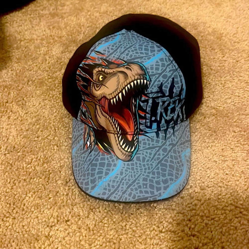 Jurassic World toddler hat, one size fits most with Velcro closure